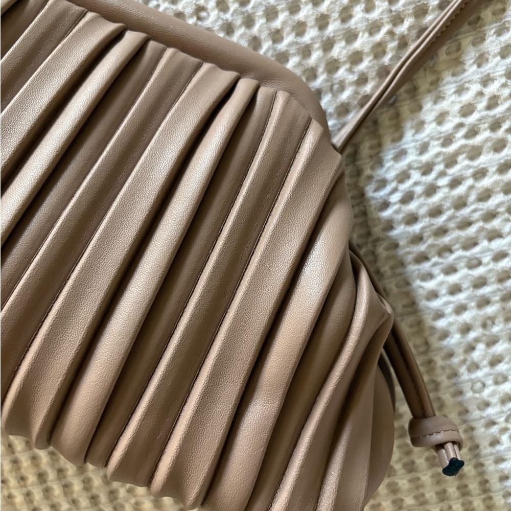 Pleated Dumpling Crossbody Bag - image 3
